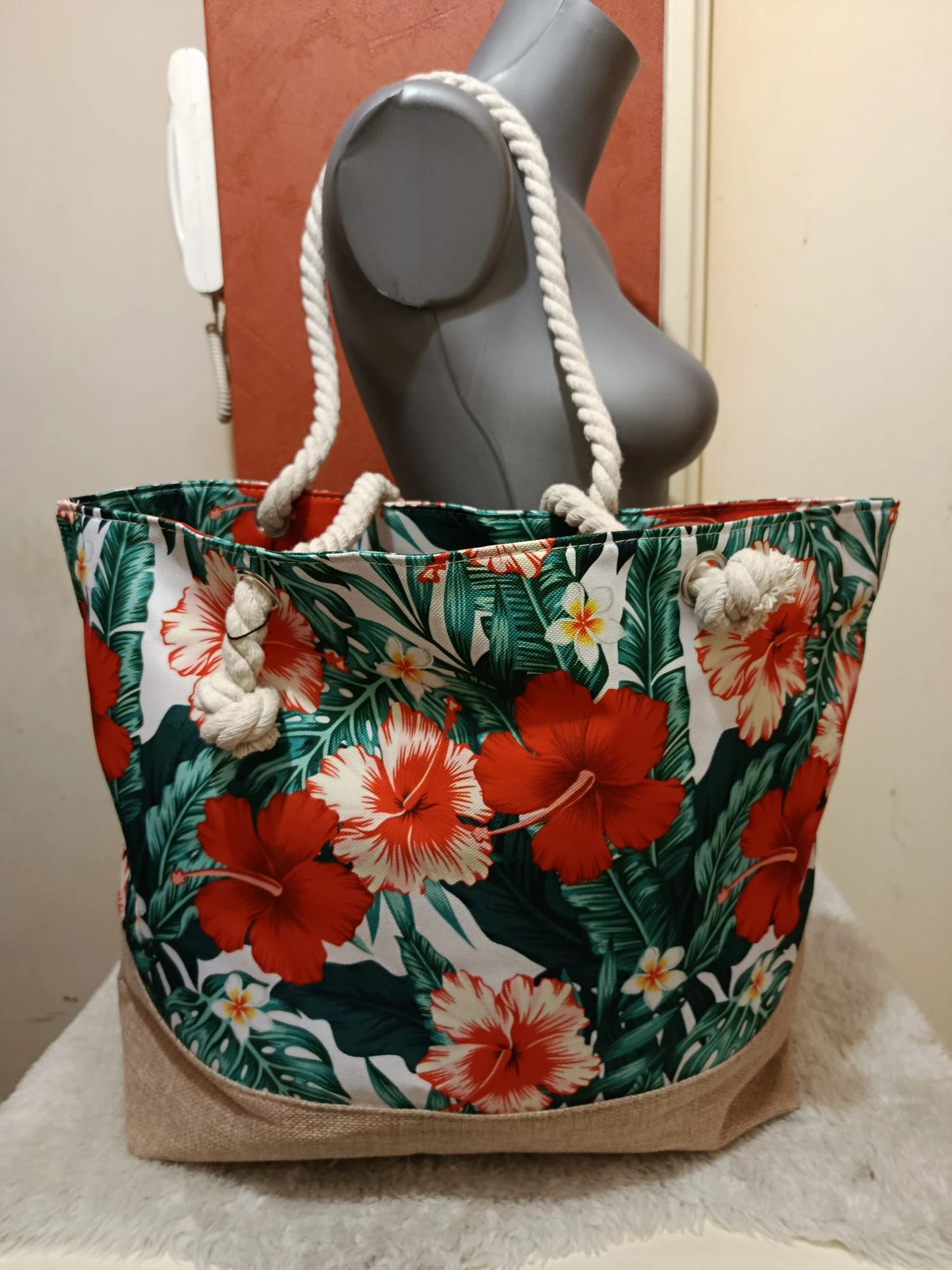 Gérard Pasquier Beach Bag – Tropical Print – photo 4